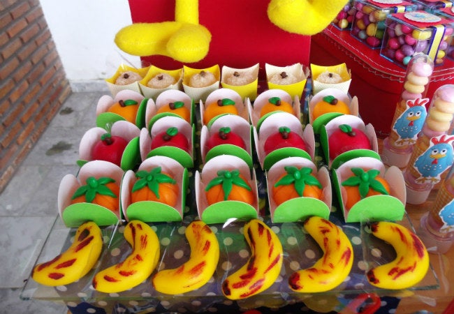 frutinhas modeladas